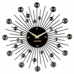 Karlsson 4860BK dizájner falióra