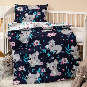 4Home pamut gyermekágynemű kiságyba Koala friend