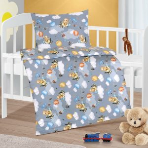 Bellatex Beáta Teddy maci repülőn gyerek ágyneműhuzat