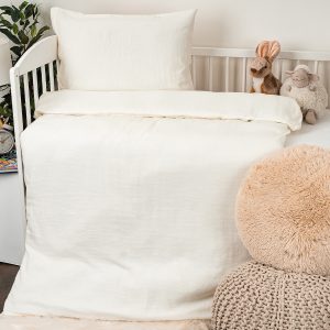 4Home Baby muszlin ágyneműhuzat krém