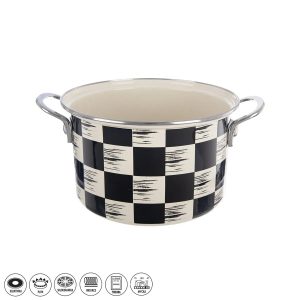 Orion zománcozott edény Chessboard Lem