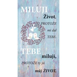 Bohémia Ajándékok Dekoratív festmény Szeretem azéletet