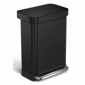 Simplehuman téglalap alakú pedálos szemetes 55 l
