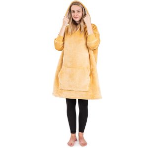 4Home Beige mikroplüss gyapjú hatású takarópulóver