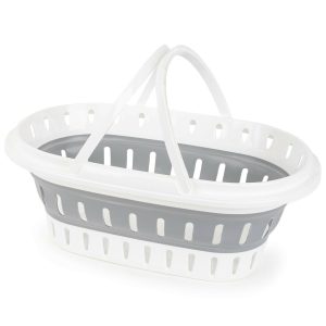 4Home Clean összecsukható szilikon kosár tiszta ruhákhoz