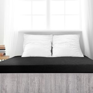 4Home Ideal frottír lepedő fekete