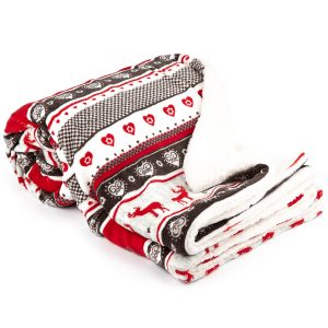4Home Winter design gyapjú hatású pléd