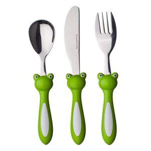 Banquet Frog 3 db-os gyermek evőeszközkészlet