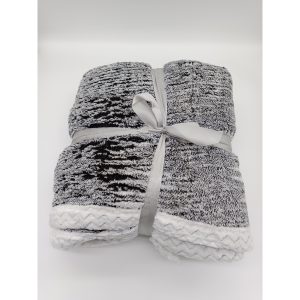 Báránybőr takaró Marble fekete