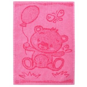 Bear pink gyermek törölköző