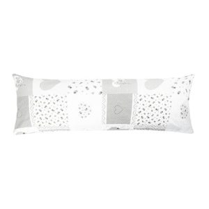 Bellatex Szív patchwork pótférj relaxációs párnahuzat szürke