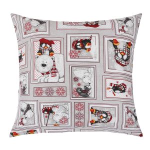 Bellatex Téli patchwork párna