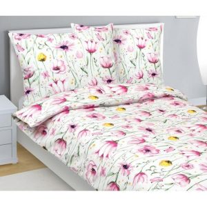 Bellatex pamut ágynemű Meadow rózsaszín