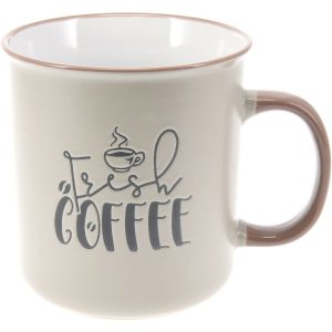 Coffee kőagyag bögre fehér