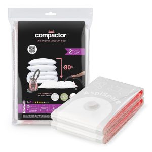 Compactor Bag Aspispace 2 részes vákuum tárolózsák-szettXL
