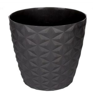 Cristal matt újrahasznosított virágtartó 16 cm