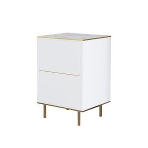Éjjeliszekrény Imaj Marble White