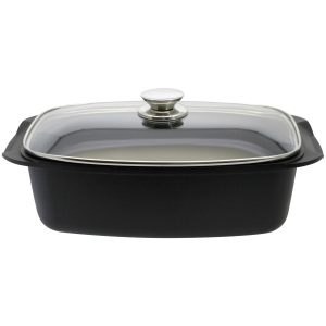 Elo 90932 Basic Sütőedény üvegfedővel Quatrorondo 40 x 22 cm