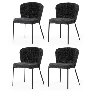 Étkezőszék garnitúra Bouclé CT-W1077 GREY2