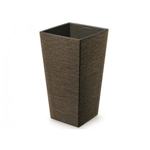 FURU SQUARE ECO WOOD virágtartó 30 cm betéttel