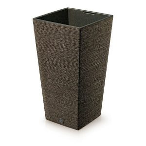 FURU SQUARE ECO WOOD virágtartó betéttel 24 cm