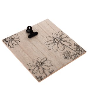 Fa dekortábla klipsszel Meadow flowers