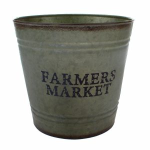 Farmers market fém virágtartó