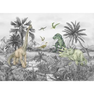 Gyermek fotótapéta Dino 252 x 182 cm