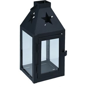 Hey star fém lámpás fekete