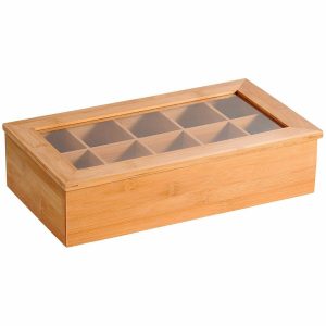 Kesper 58901 Teaszervező bambusz