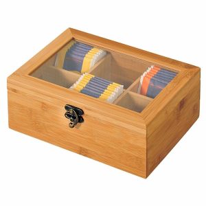 Kesper 58902 Teaszervező bambusz