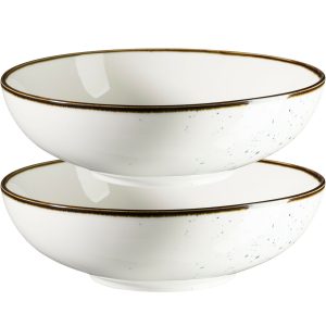 Mäser 2 darabos tálkészlet Pintar Fehér kékpöttyök 22 cm