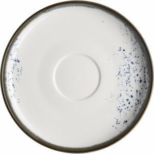 Mäser Kávécsészealj Pintar Fehér kék pöttyök 14 cm