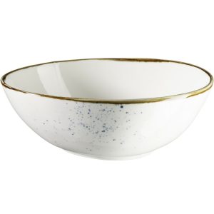 Mäser Ovális tál Pintar Fehér kék pöttyök 22 x 19cm