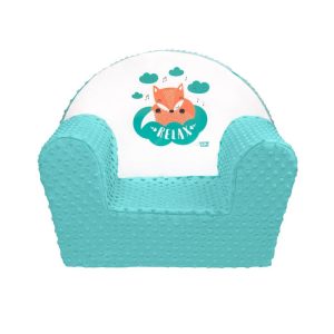 New Baby Róka gyerek Minky fotel menta