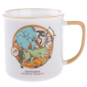 Nyilas csillagjegy porcelán bögre