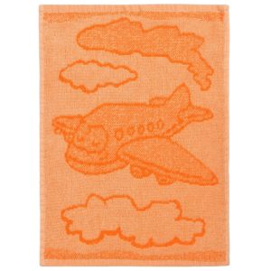 Plane orange gyermek törölköző