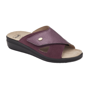 Scholl papucs Antonia Cross bordó