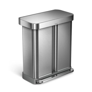 Simplehuman Pedálos szemetes szelektívhulladékgyűjtő