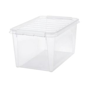 SmartStore Classic tárolódoboz fehér klipszekkel