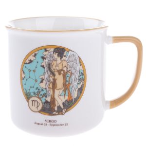 Szűz csillagjegy porcelán bögre