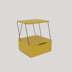 Tekoba Yellow éjjeliszekrény