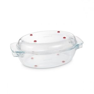 Tescoma GrandCHEF ovális sütőedény fedővel 35 x 21 cm