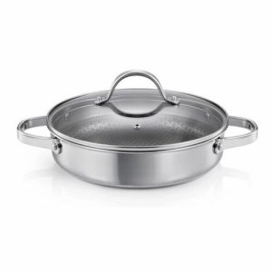 Tescoma SteelCRAFT mély serpenyő fedővel  átmérő 24 cm