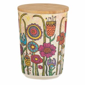 Wenko Flowers doboz bambusz fedéllel
