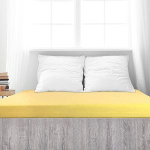 4Home Ideál frottír lepedő sárga