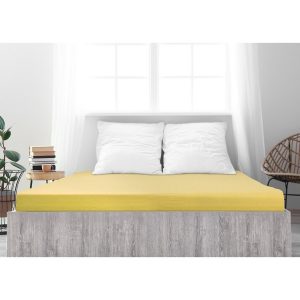 4Home Ideal jersey lepedő sárga