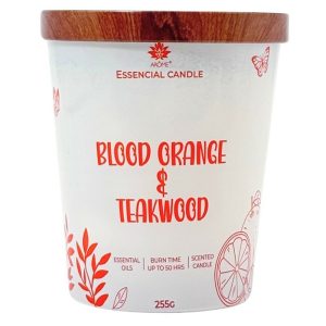 Arome  Blood orange & Teakwood gyertya üvegben