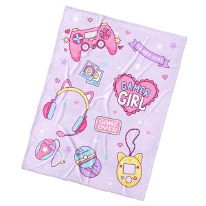 BedTex Gamer Girl gyermek takaró