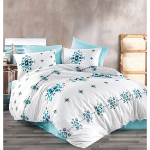 BedTex Pamut ágynemét Hippi türkiz